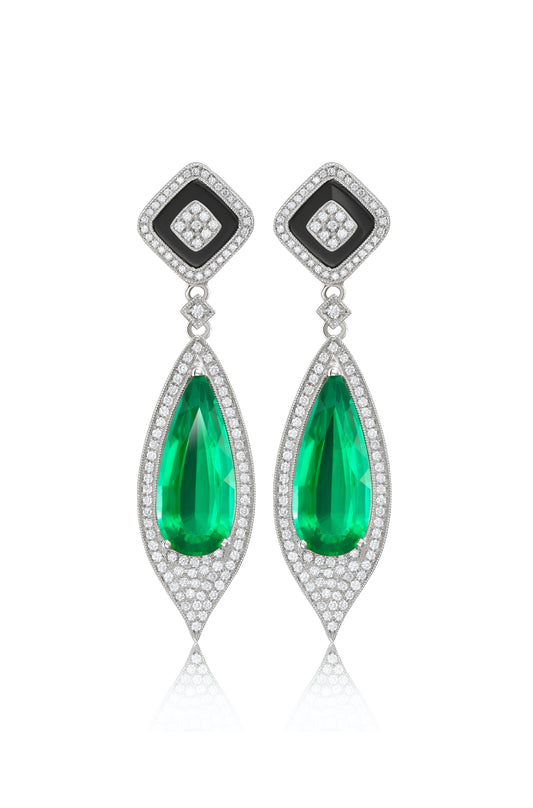 Everly Drop Earrings by Roni Tochner Jewelry. 